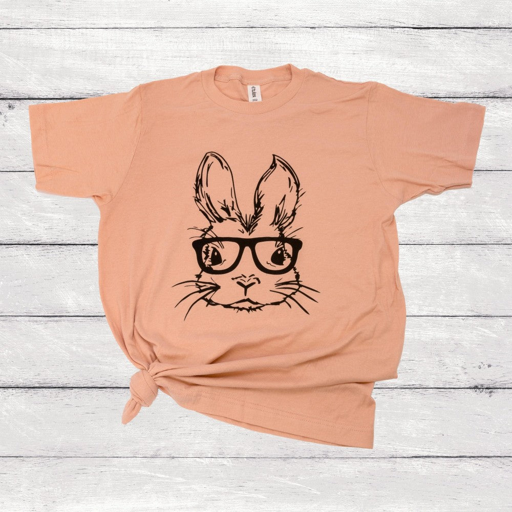 Bunny w/ Glasses Graphic Tee