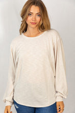 Load image into Gallery viewer, Ivory Solid Knit Open Back Top
