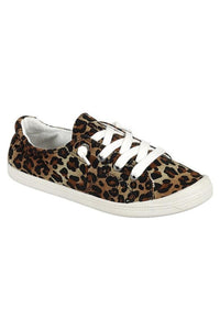 Suede Leopard Sneakers